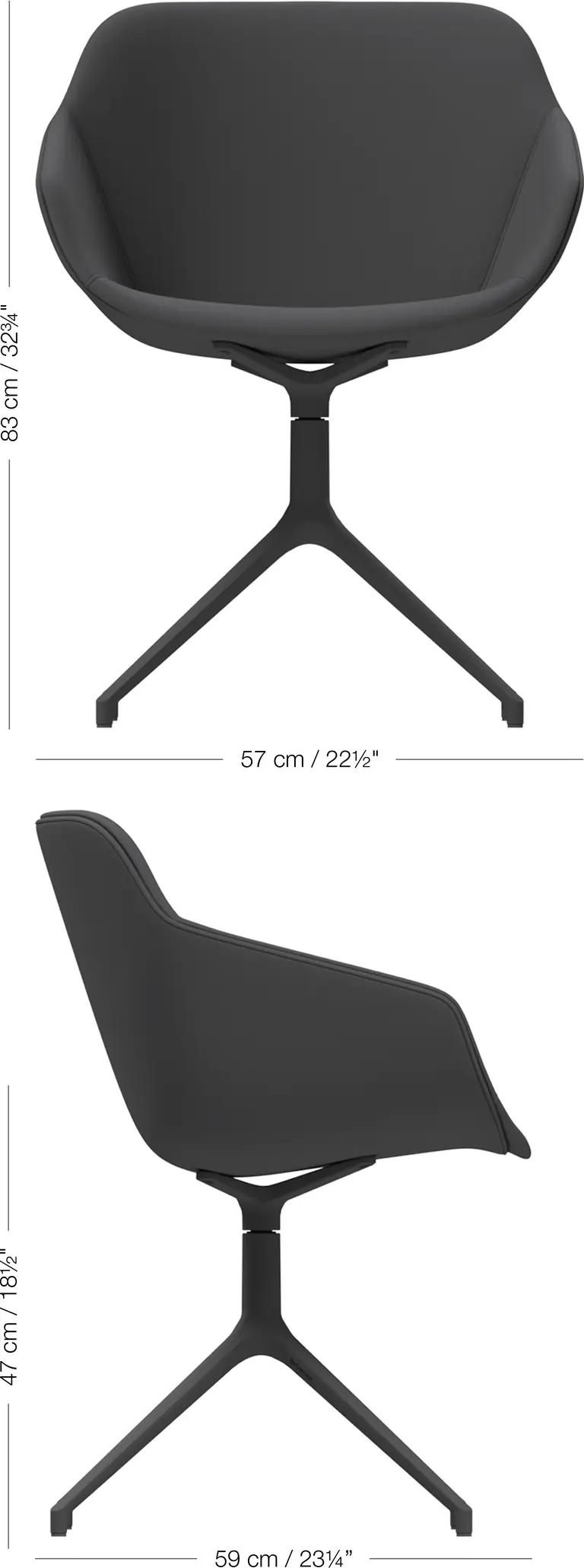 Vienna ダイニングチェア、回転式 | Dining chair | Vienna | Henrik Vienna ダイニングチェア、回転式 | Dining chair | Vienna | Henrik